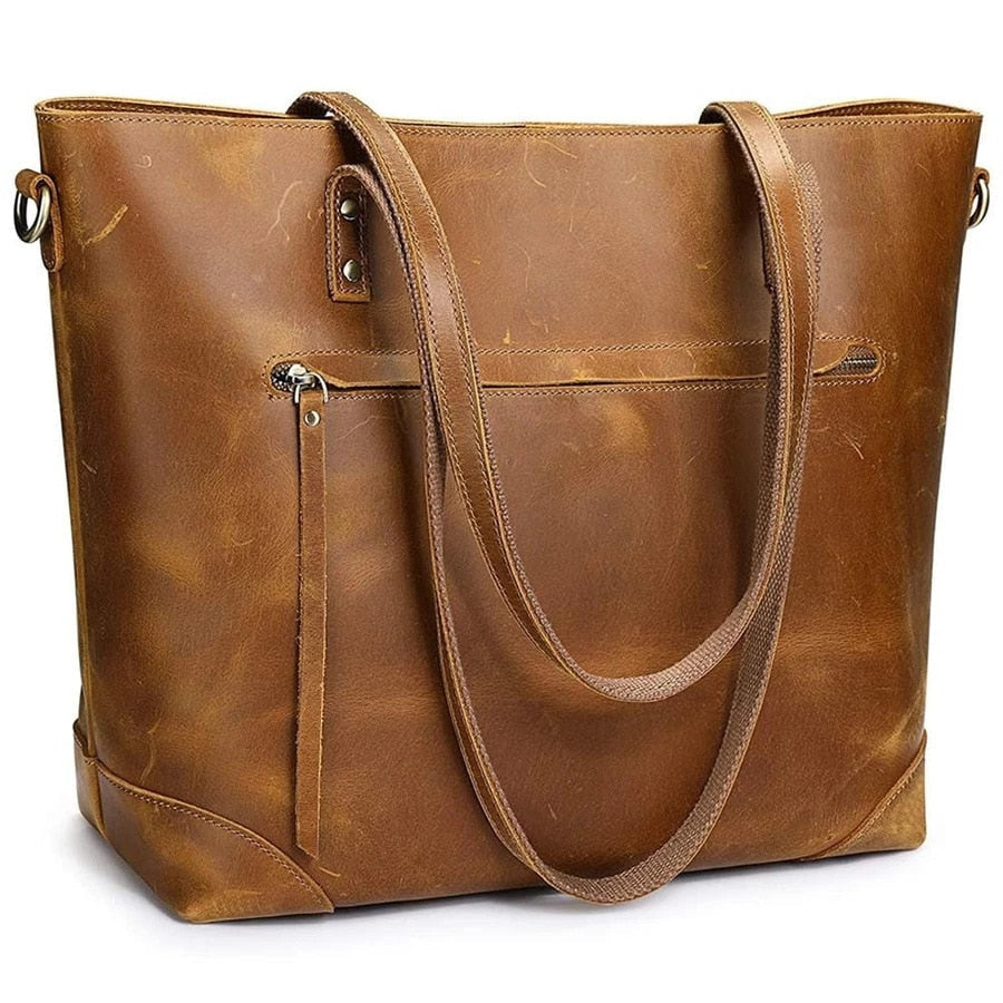 Vintage-Ledertasche