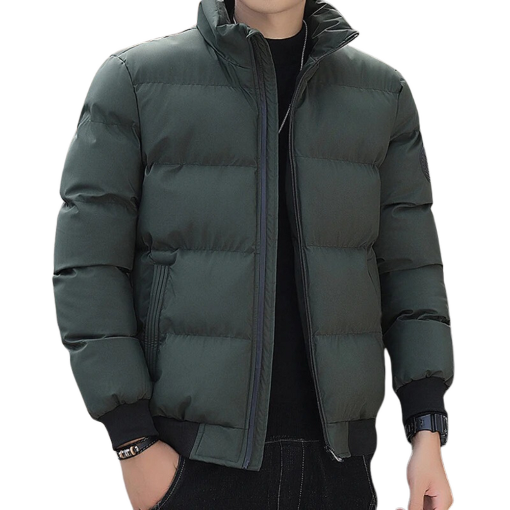 Gefütterte Winterjacke aus Baumwolle für Männer